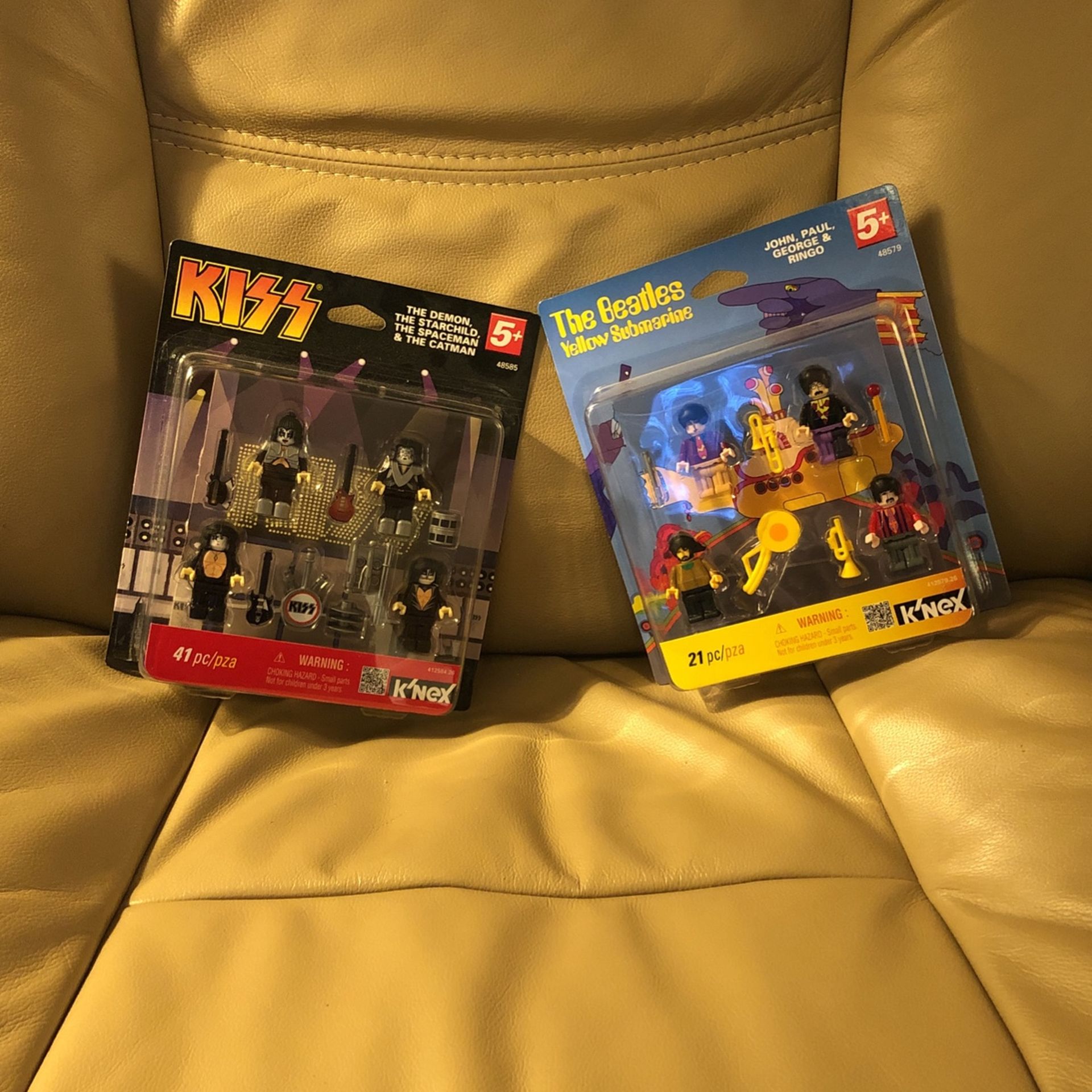 Knex Beatles And Kiss Figures - New In Box