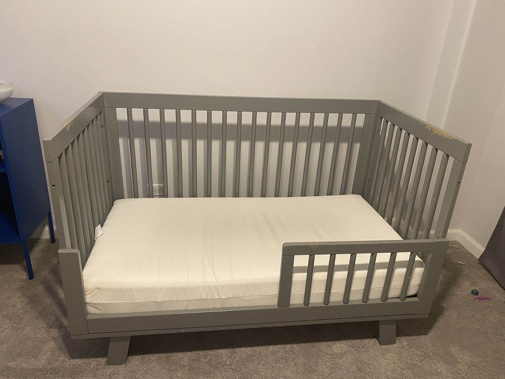 Toddler Bed/ Baby Crib With Dresser 
