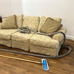 Beige Couch Free - just steam cleaned!