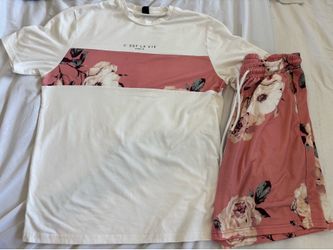 2 pcs Matching Shorts Set