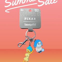 Disney Pixar Loungefly Inside Out 2 Keychain Bagcharm 