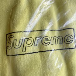 Supreme x Kaws Yellow Hoodie - Medium - $200