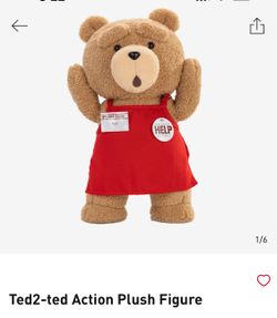 Ted 2 Plush Doll - Adorable Collectible! Perfect Home Decor - Desk Accessory
