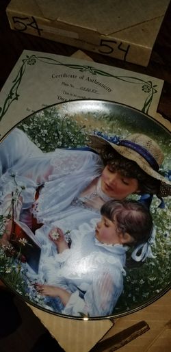 Reco collection plate artist Sandra kuck "once upon a time"