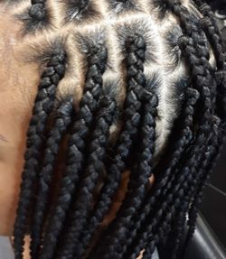 African Style Individual Braids 