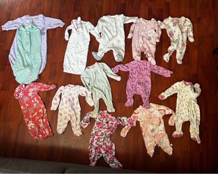 Newborn Baby Girl Clothes Bundle