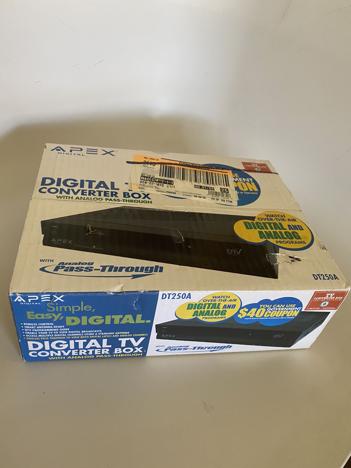 Apex digital TV converter box