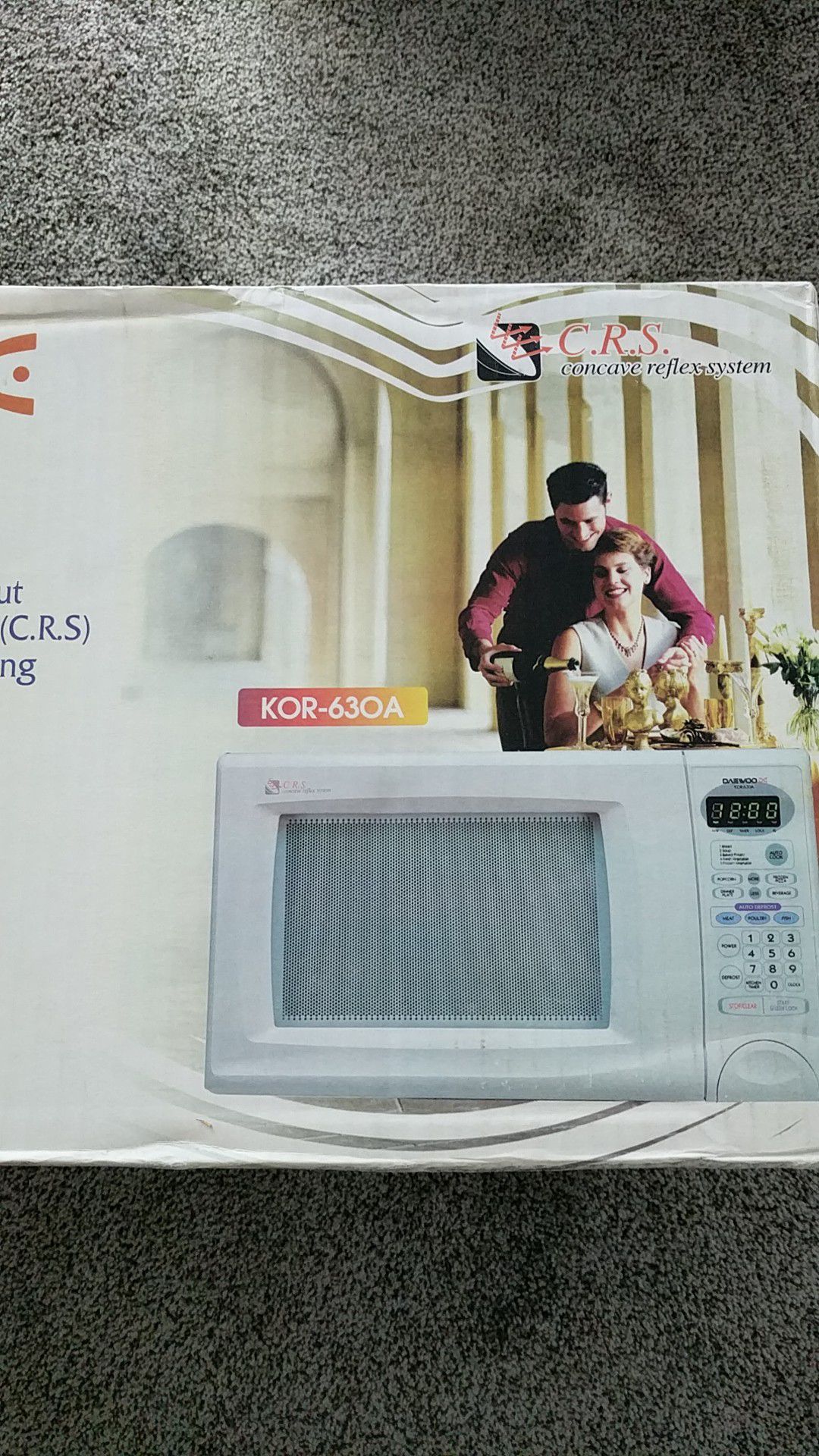 Daewoo KOR630A 800W Compact Microwave Oven - White
