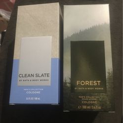 Bath And Body Works Mens Cologne Bundle Forest And Clean Slate