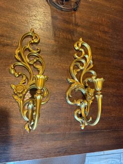 Wall candle holders