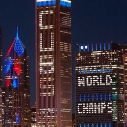 Chicago Cubs Championship Skyline - 11x14 Original Photograph