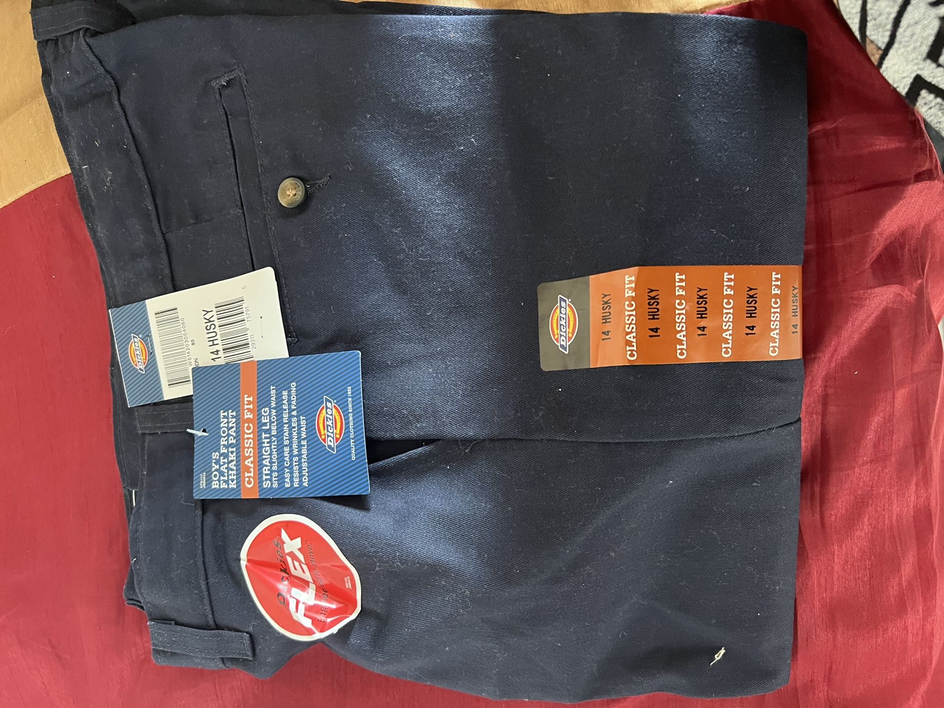 Dickies 14 Husky Pants Dickies Boys Silver Husky Pant KP0123 Flex