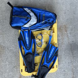 US diver free diving kit