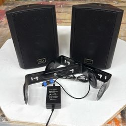 Pyle Indoor/outdoor Powered Bluetooth Speakers, Pair