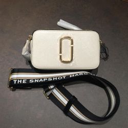 Marc Jacobs The Snapshot Crossbody Bag Cloud White