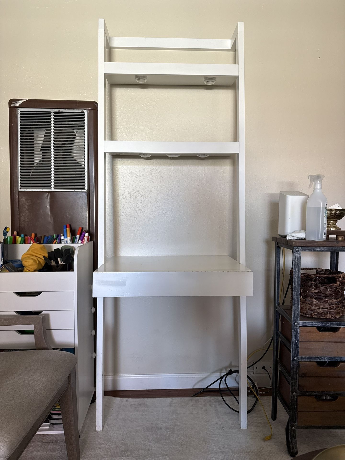 Crate And Barrel White Wall Desk