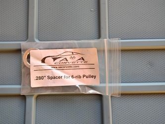Supercharger Pulley Spacer.