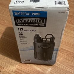 Everbilt Waterfall Pump 