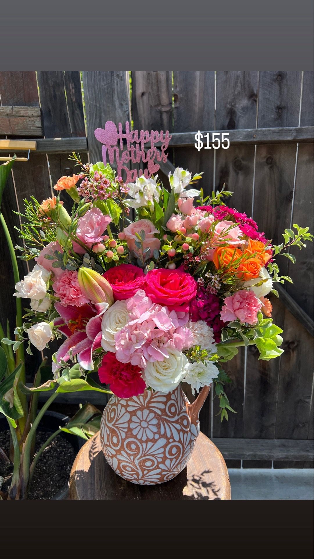 Mothers day arrangement