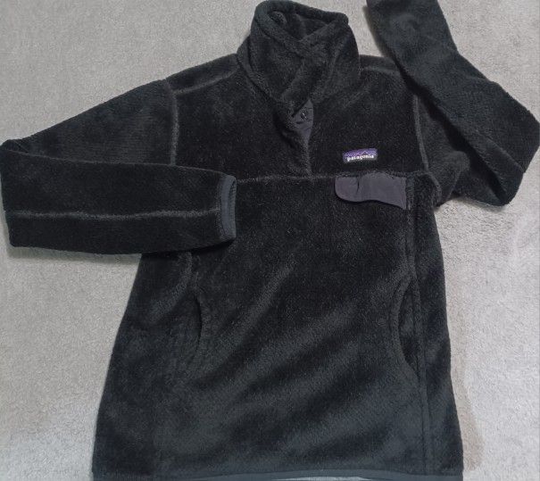 Women's Size Small Patagonia Pullover Sweatshirt  Coat Jacket Pockets