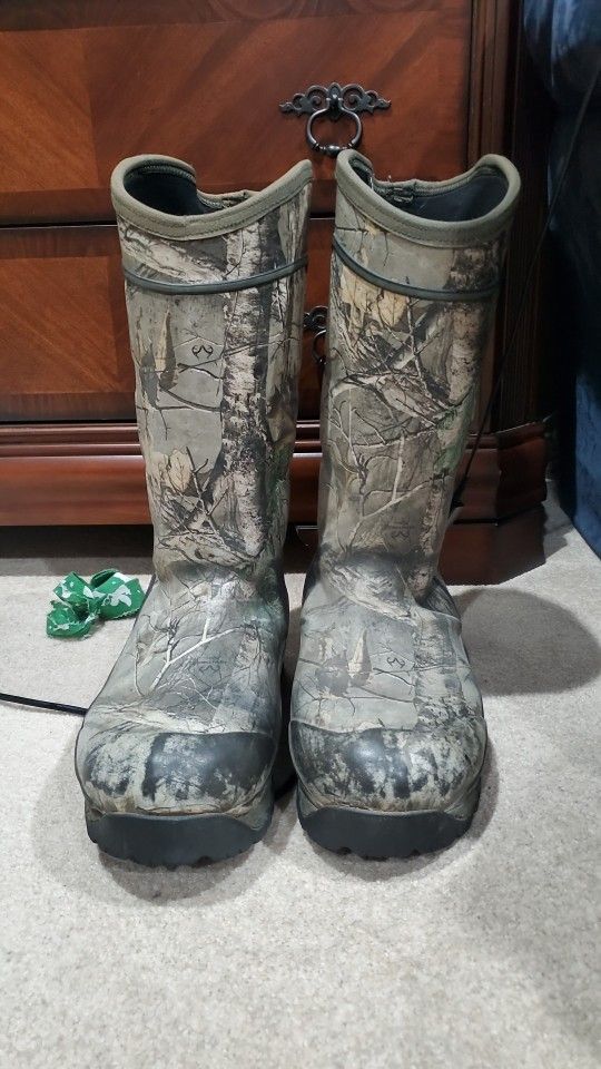 Rocky Hunting Boots Rubber Size 13 Used