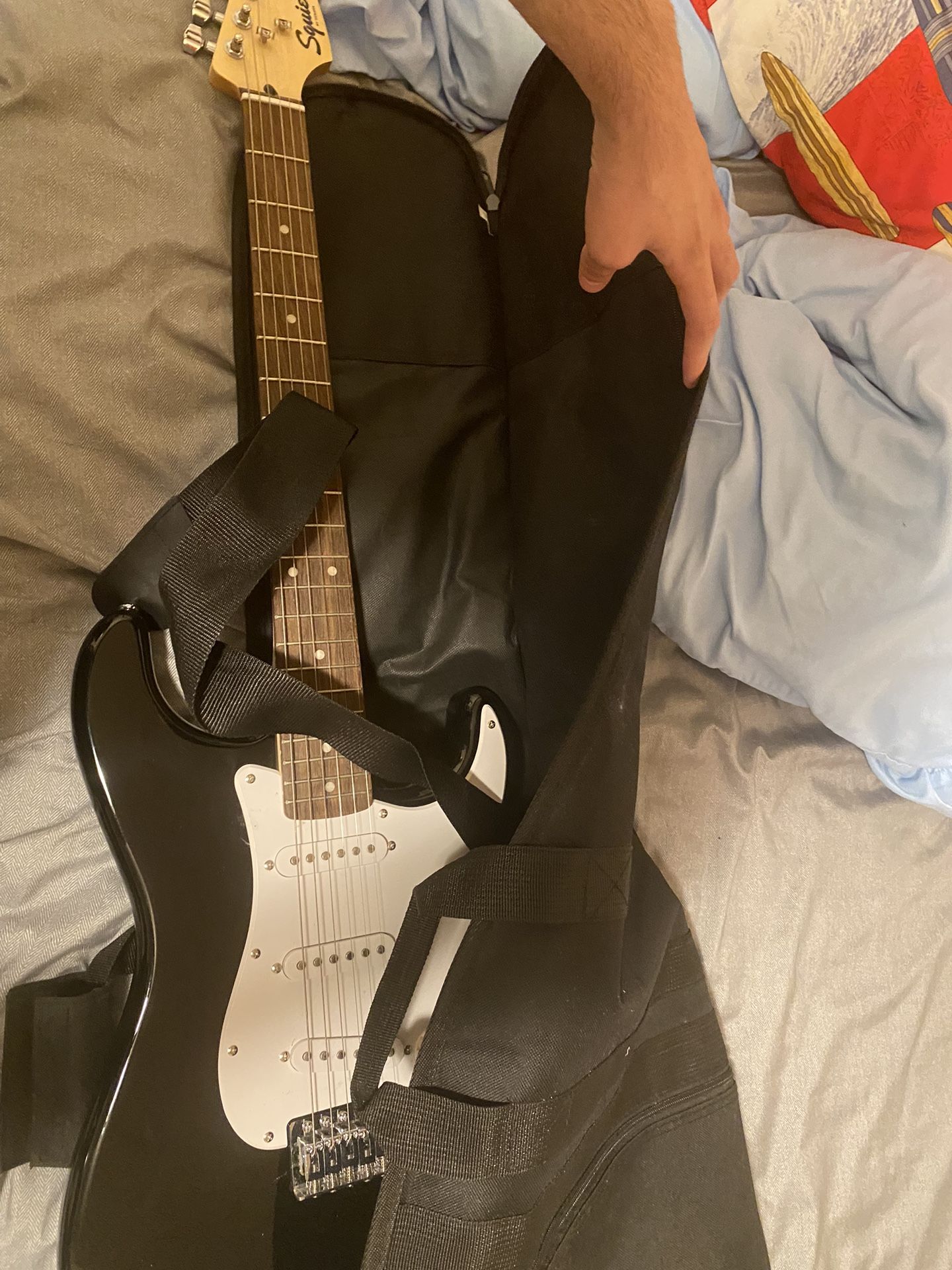 Electric Guitar And Speaker