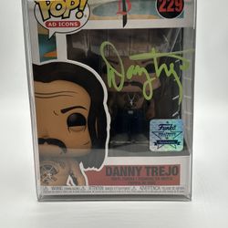 Danny Trejo Signed Funko With Certificate Of Authenticity 
