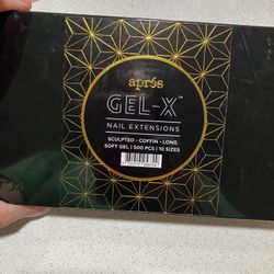 Apres Gel Tips Coffin shape