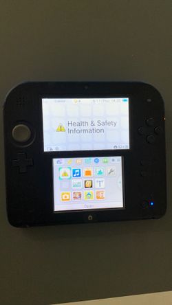Nintendo 2ds Black and Blue