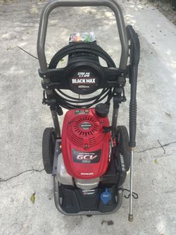 Honda Pressure Washer Black Max Full Power Pressure Cleaner 2700 Psi  2.5 GPM  Works Great