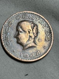 1944 Cinco Centavos 