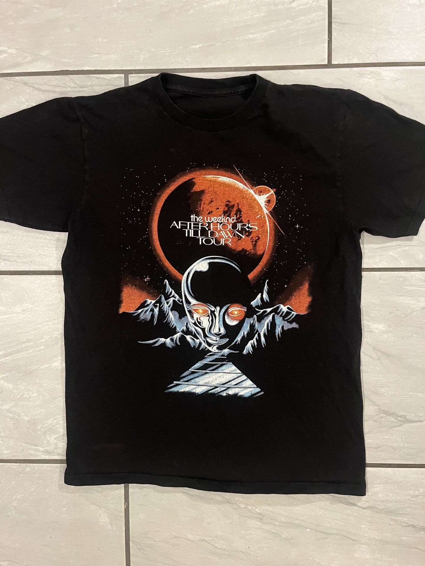 The Weekend 2022 Tour Shirt Adult Small After Hours Till Dawn Double Sided Vans