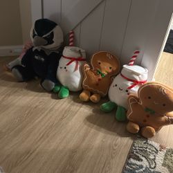 5 Plush Stuff Animals A Doll All Great Like New Condition 