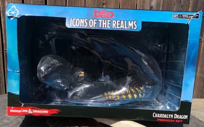 D&D Icons of the Realms Chardalyn Dragon Premium Set $70