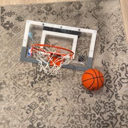 Door Basketball Hoop And Ball 