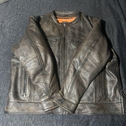 Leather Riding Jacket 