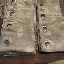 Curtains 2 panels 50” x 82”