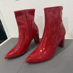 Red Boots Size 9 