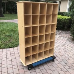 School Wooden Cubby Hole / Cube Storage 