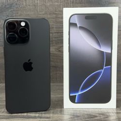 iPhone 16 Pro Max 256GB Unlocked – Black Titanium