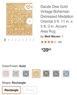 Well Woven Dazzle Collection 3’11”x 5’3”