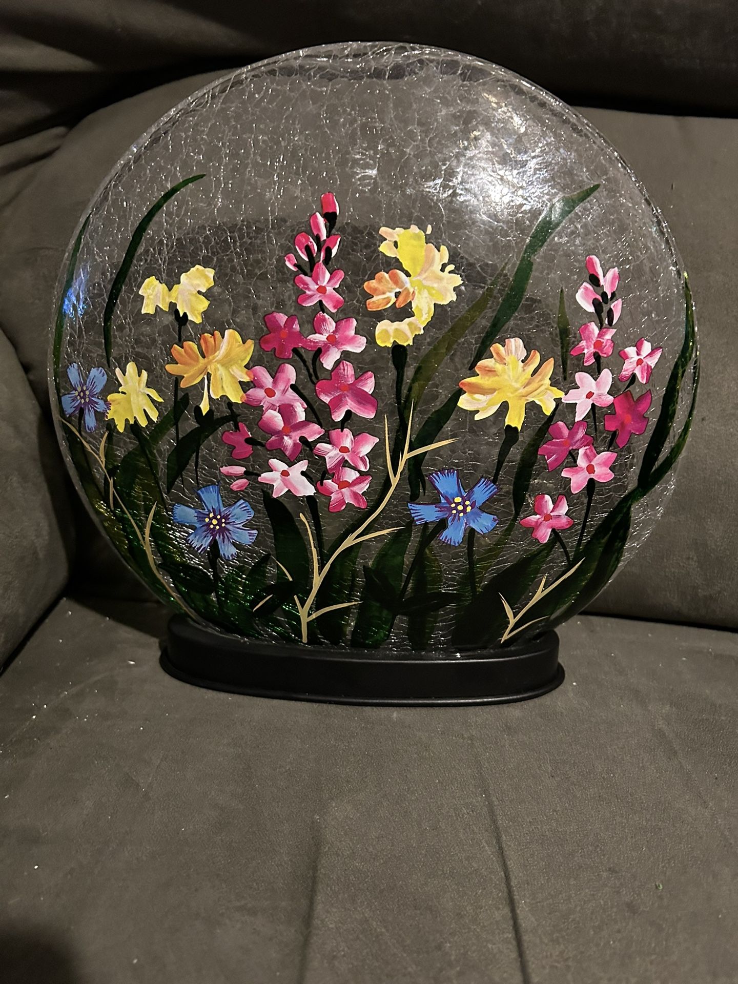 Crackled Glass Led Light