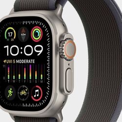 New Apple Watch Ultra 2 49mm Blue/Black Trail Loop Unlocked Authentic I Can Come To you  