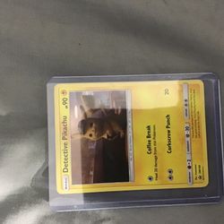 2019 Detective Pikachu card