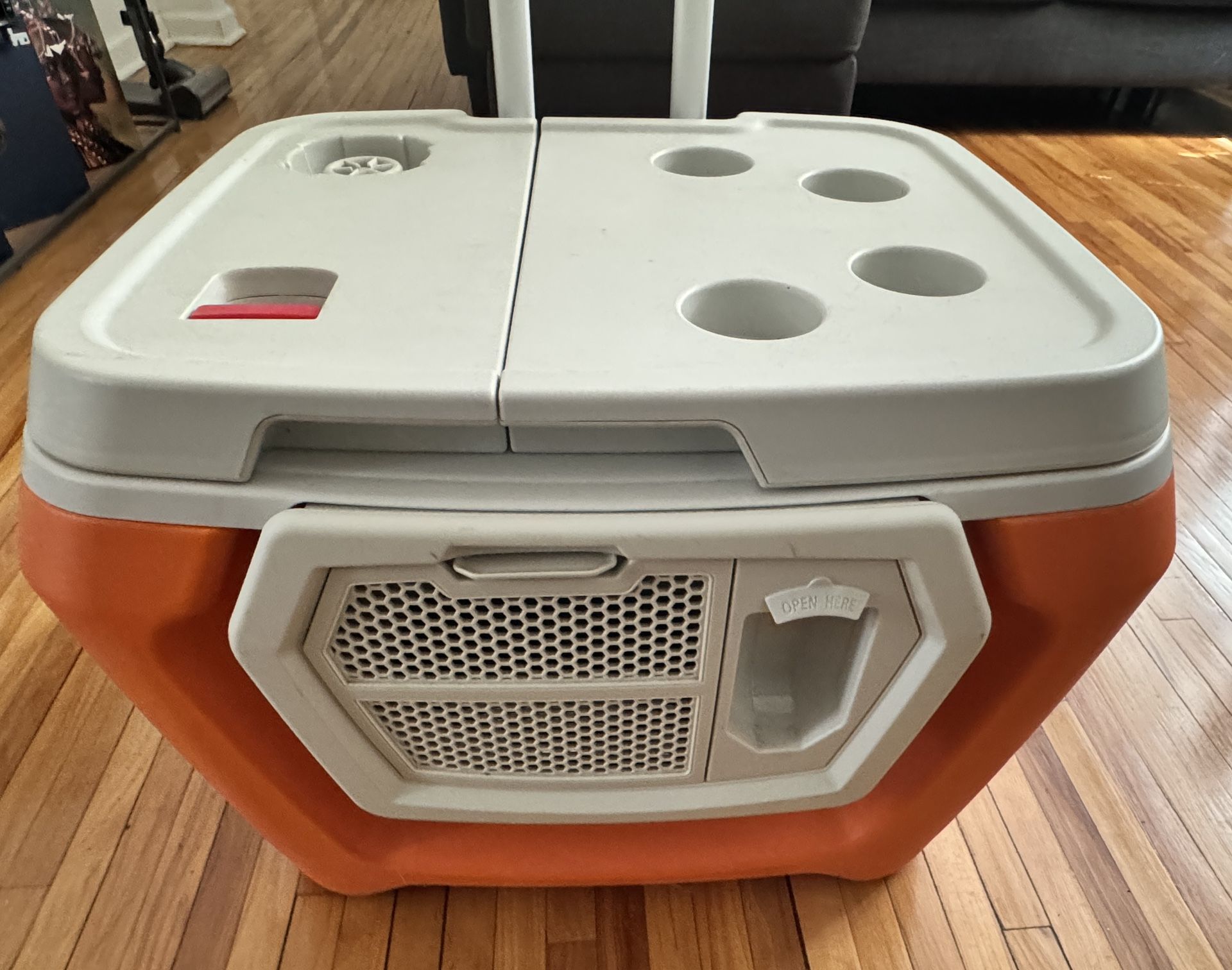 Coolest Cooler On Wheels Bluetooth Speaker