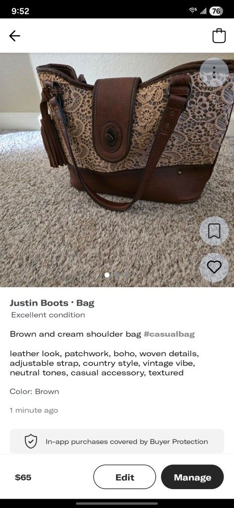 Justin Boots Ccw Purse