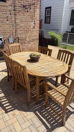 Teak Outdoor Dining Set