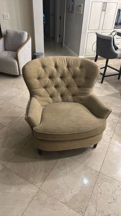 Pottery Barn wingback chair
