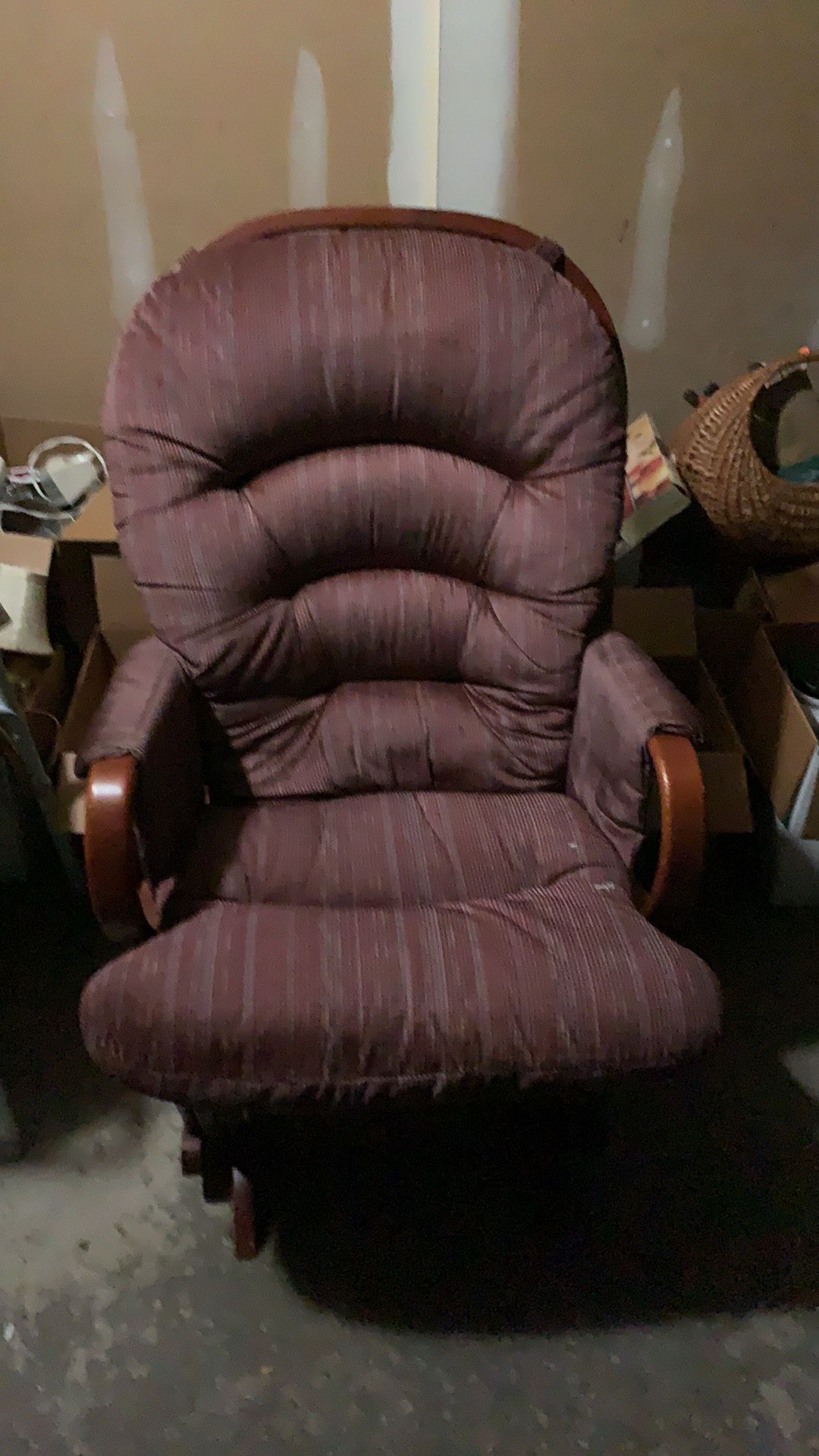rocker chair with rocking foot rest