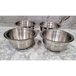 Stainless Steel 10 oz Prep Bowl Set of 4